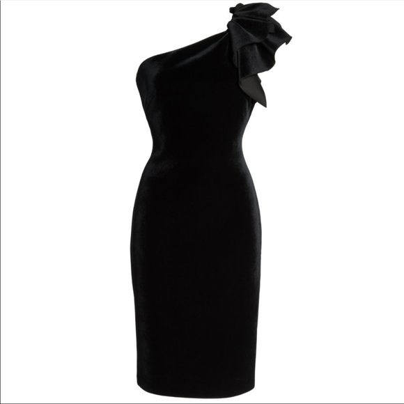 ELIZA J WOMENS VELVET ONE SHOULDER SHEATH DRESS - Picture 4 of 10